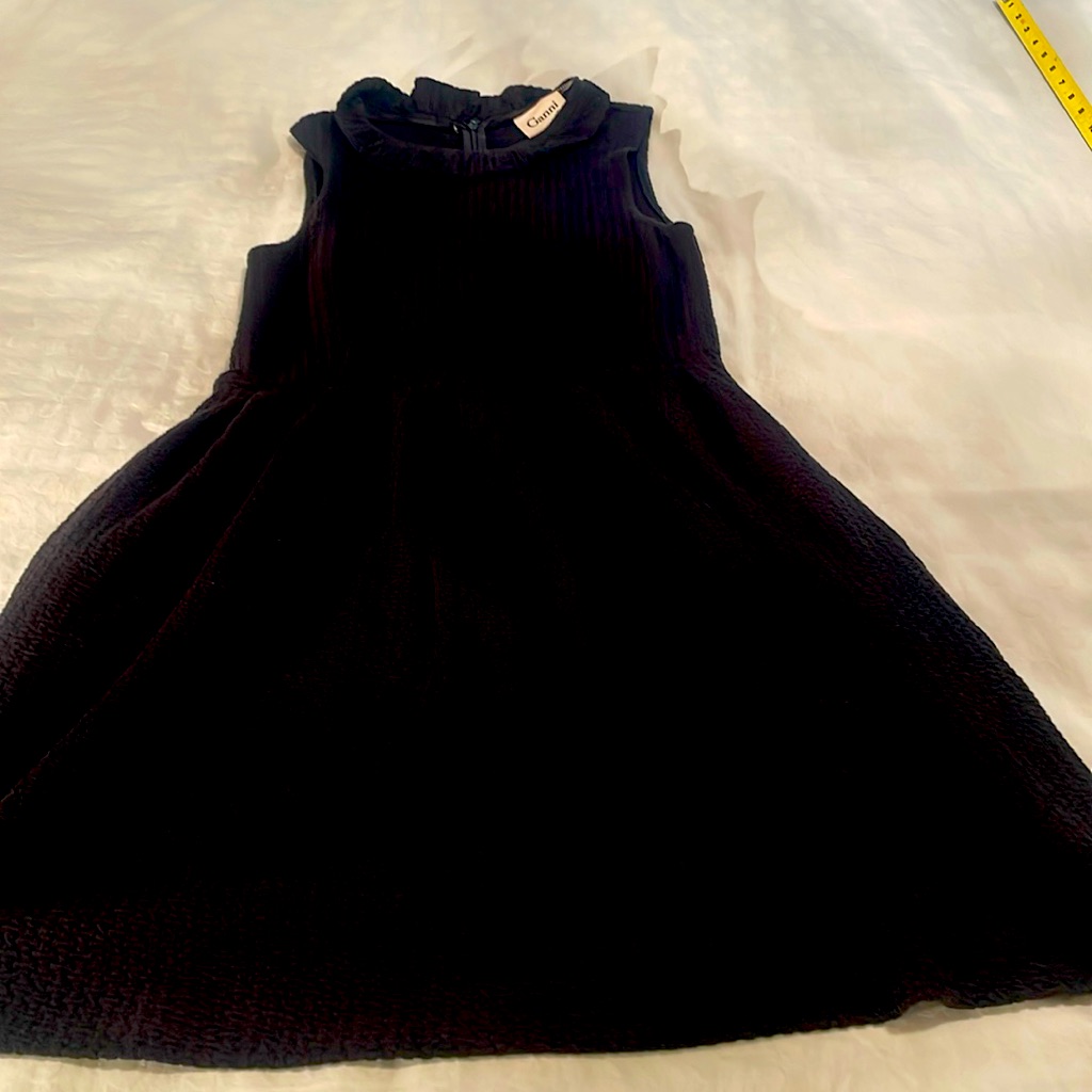 Anthropology Black Dress - S